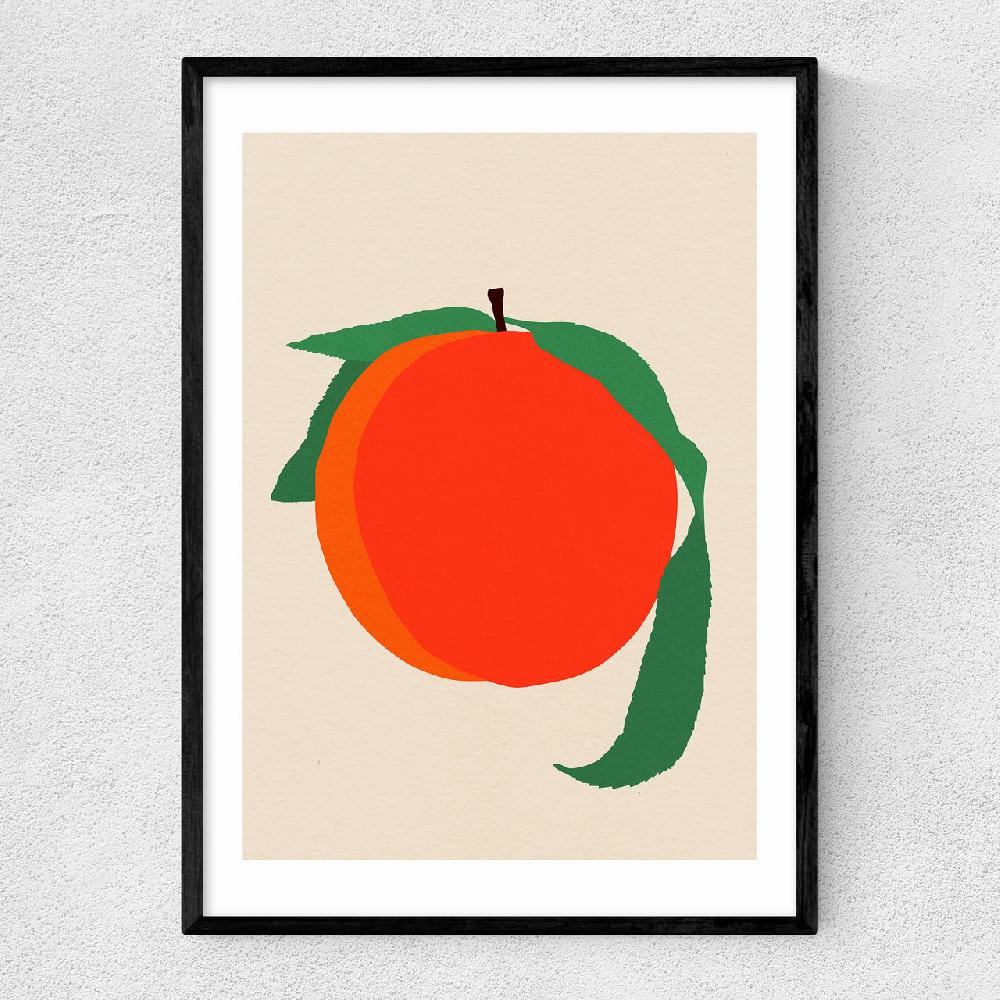 east end prints Peach by Rosi Feist