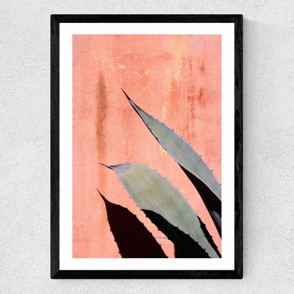 East End Prints Peach Cactus