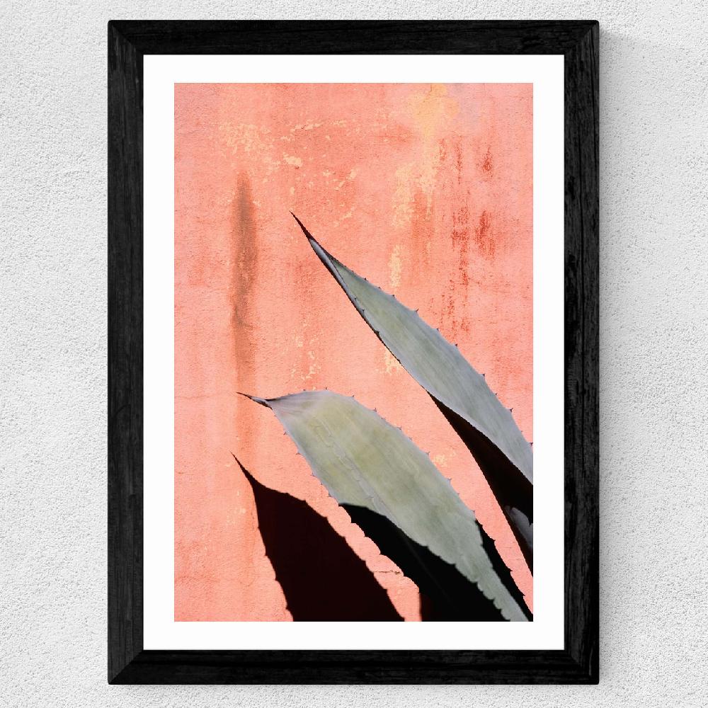East End Prints Peach Cactus