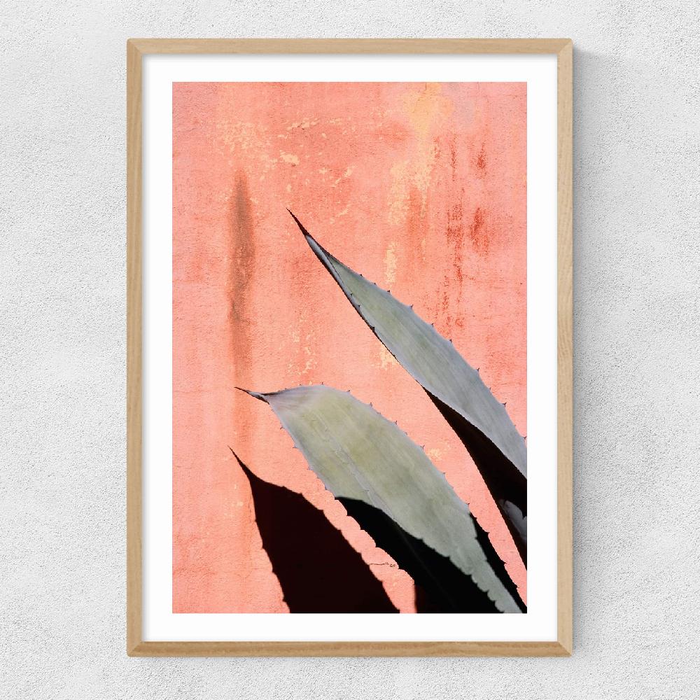 East End Prints Peach Cactus