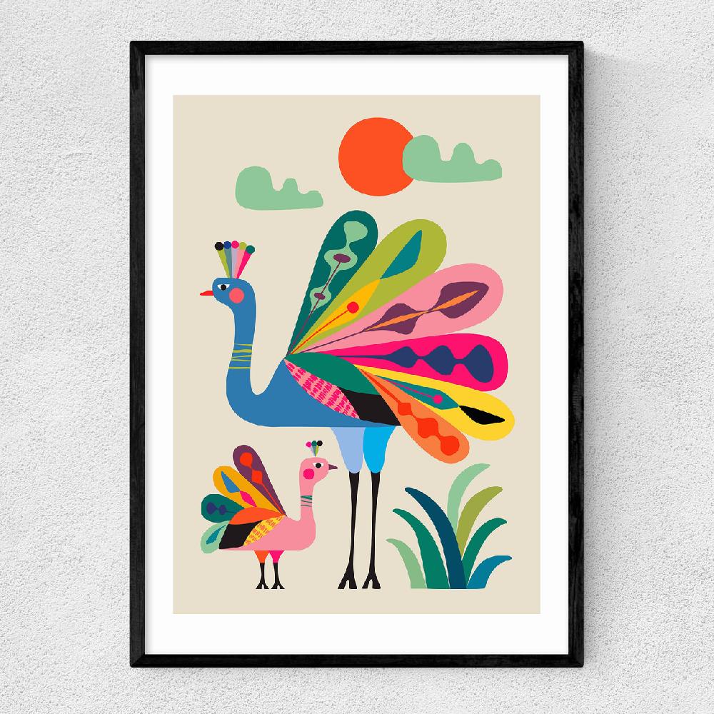 east end prints Peacocks Rachel Lee