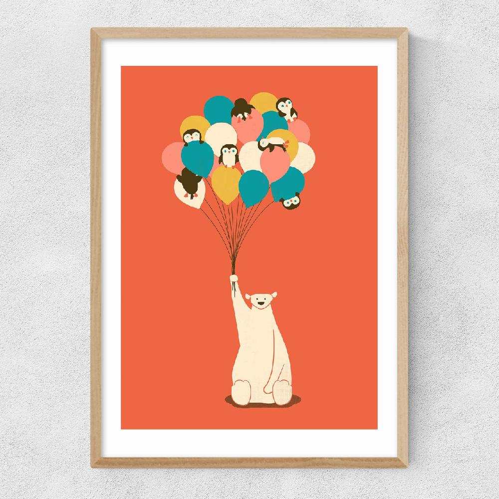 East End Prints Penguin Bouquet