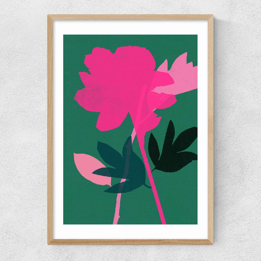 East End Prints Peony By Garima Dhawan