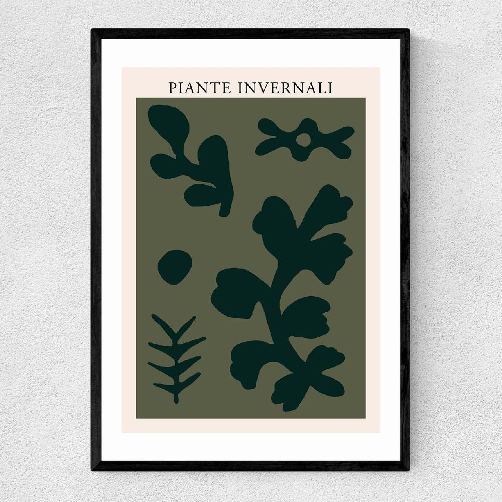 east end prints Piante Invernali Green