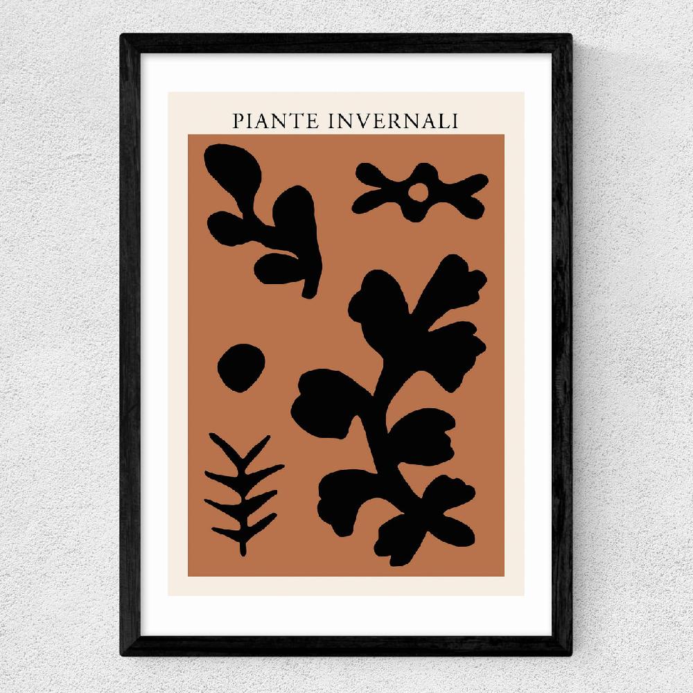 East End Prints Piante Invernali Rust