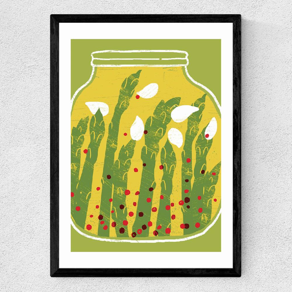 East End Prints Pickled Asparagus