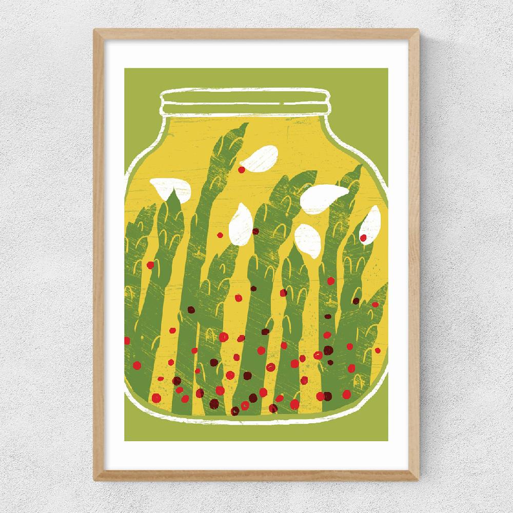 East End Prints Pickled Asparagus