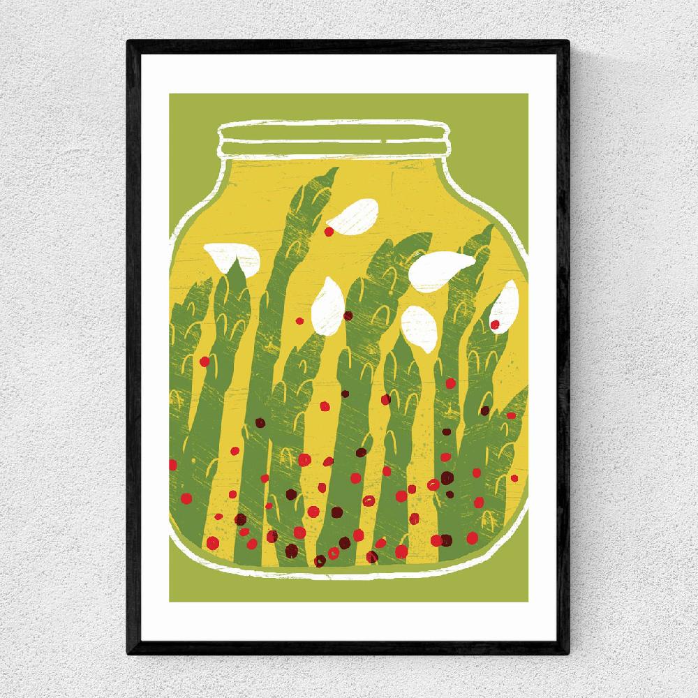 east end prints Pickled Asparagus