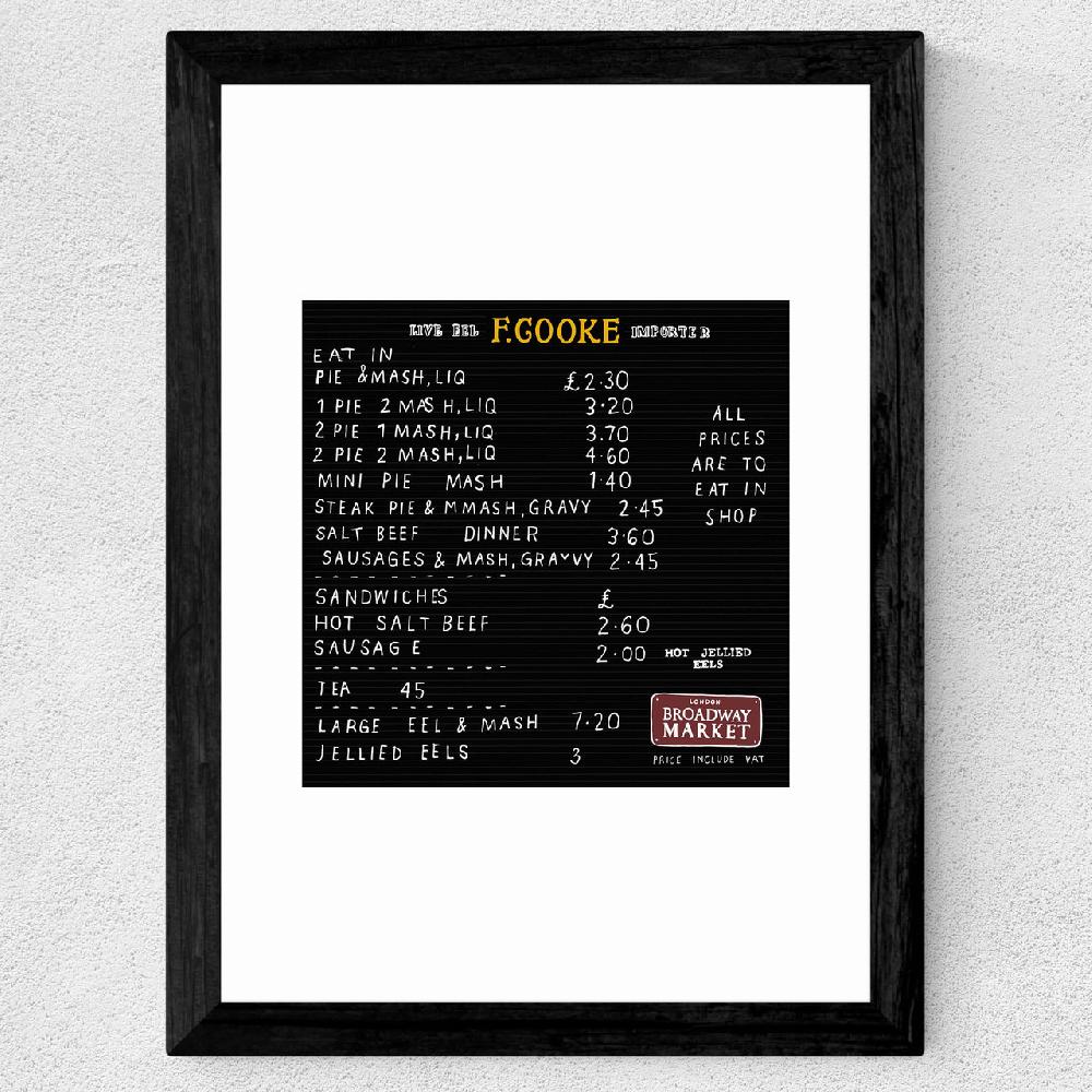 East End Prints Pie N Mash