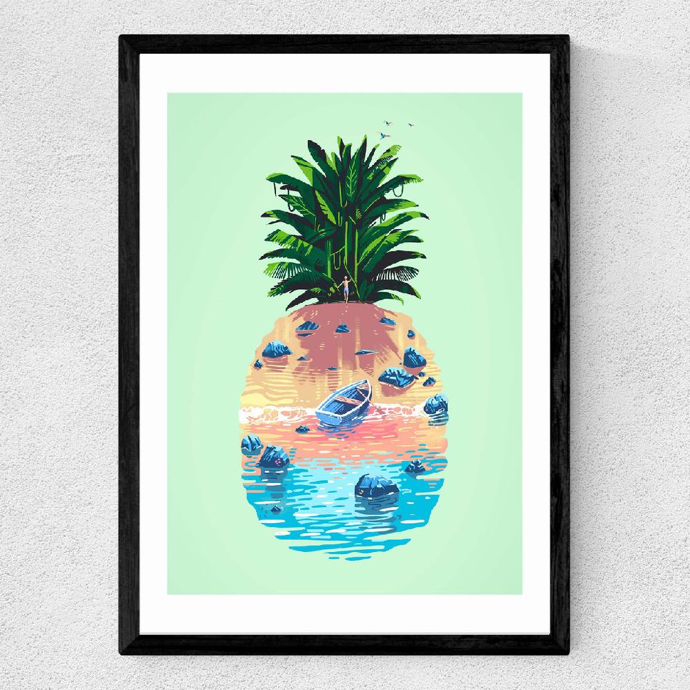 East End Prints Pineapple Island