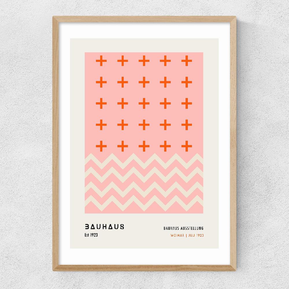 East End Prints Pink Bauhaus