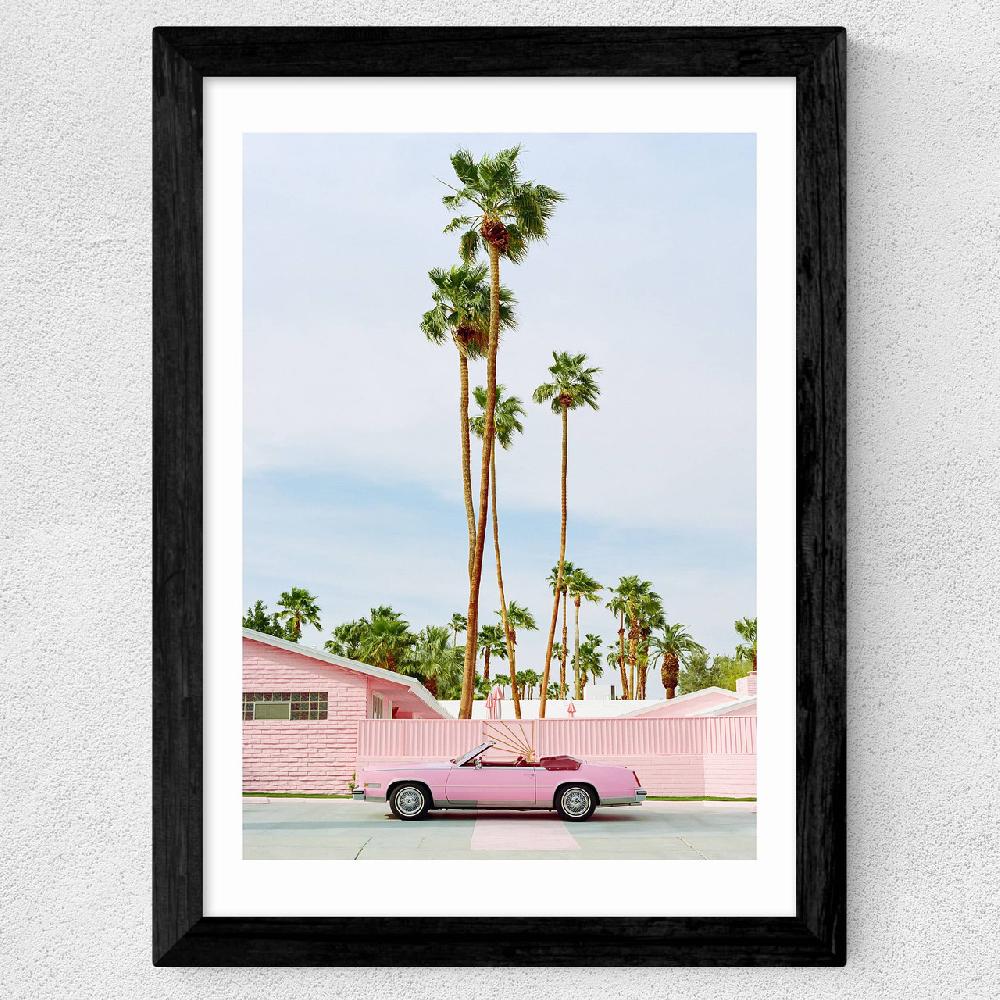East End Prints Pink Palm Springs