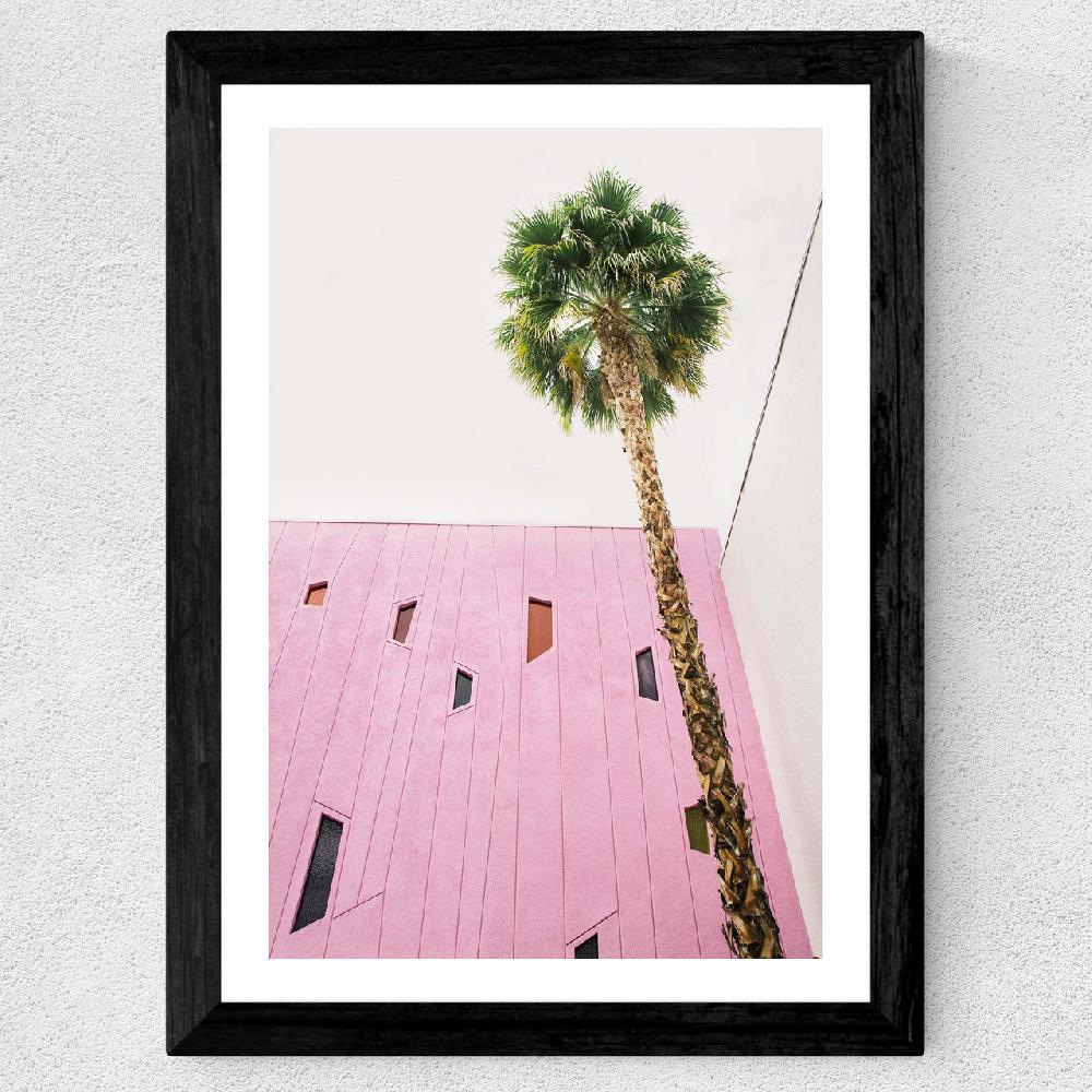 East End Prints Pink Palm Springs By Oh Fine Art