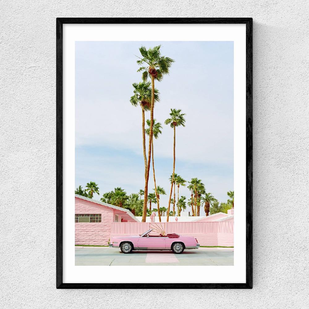 east end prints Pink Palm Springs
