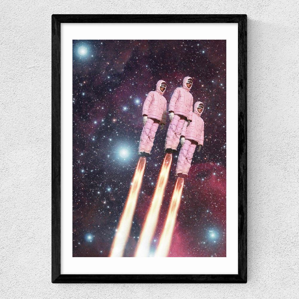 East End Prints Pink Rockets