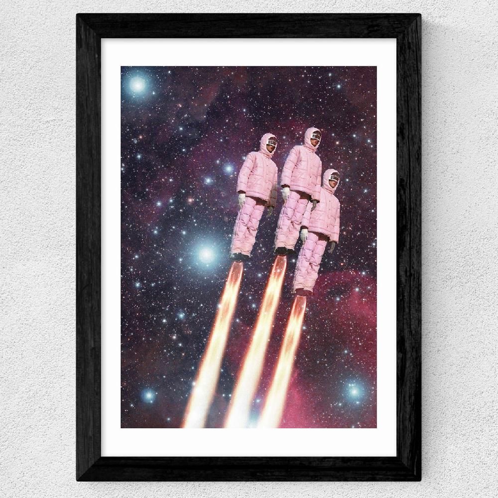 East End Prints Pink Rockets