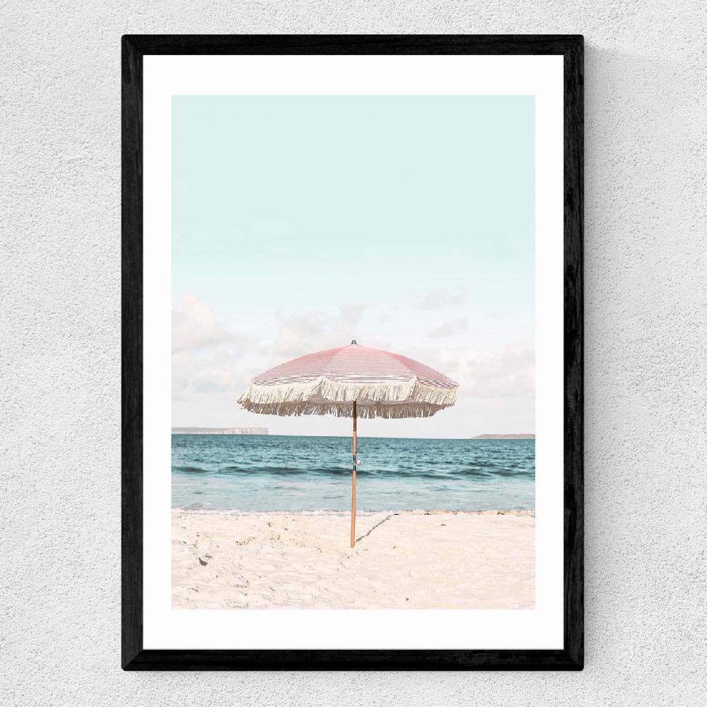 East End Prints Pink Umbrella