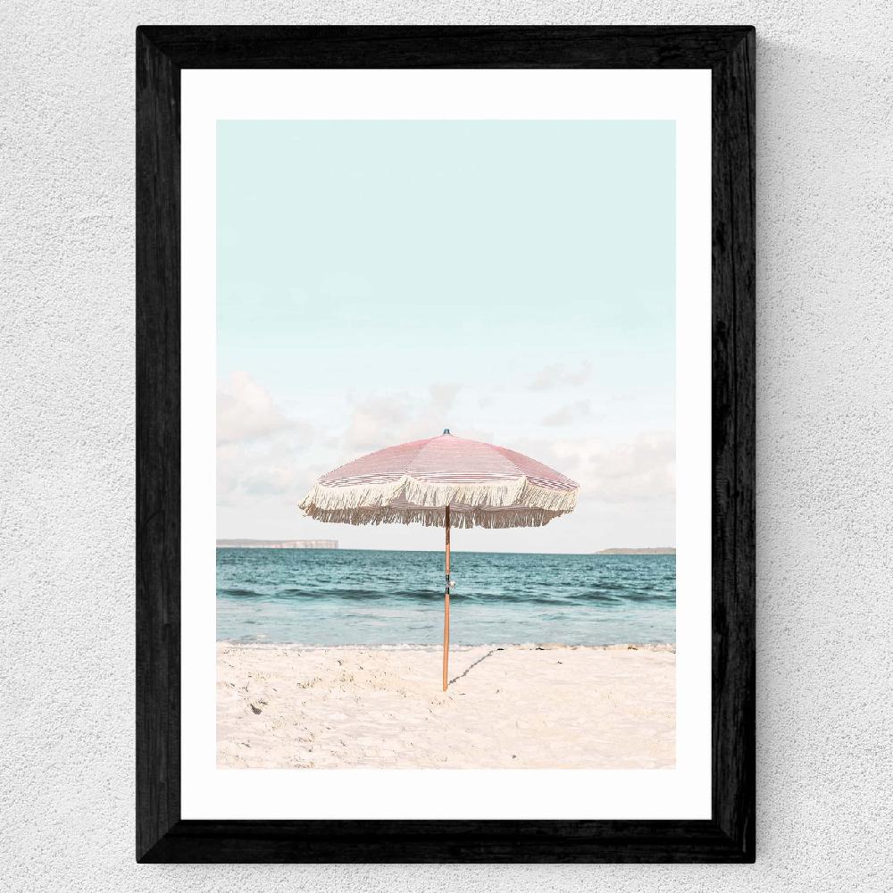 East End Prints Pink Umbrella