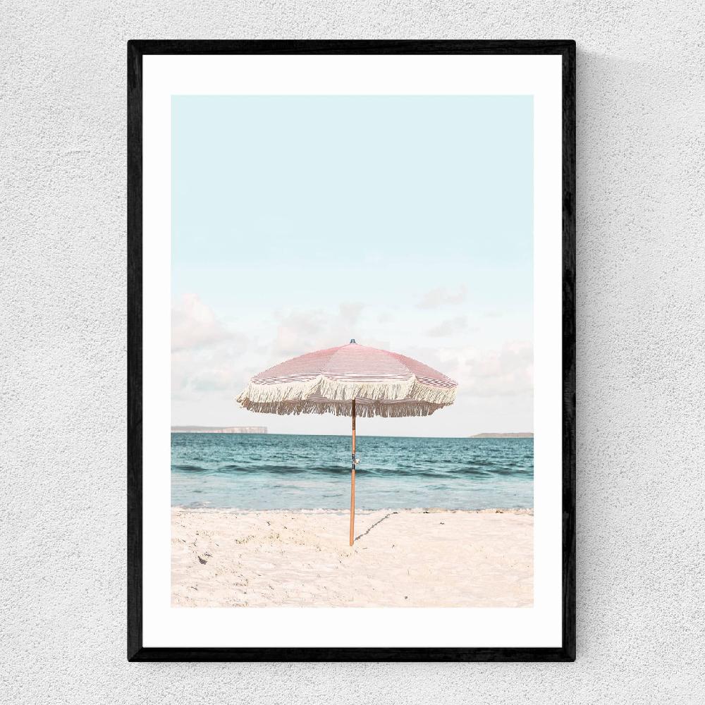 east end prints Pink Umbrella