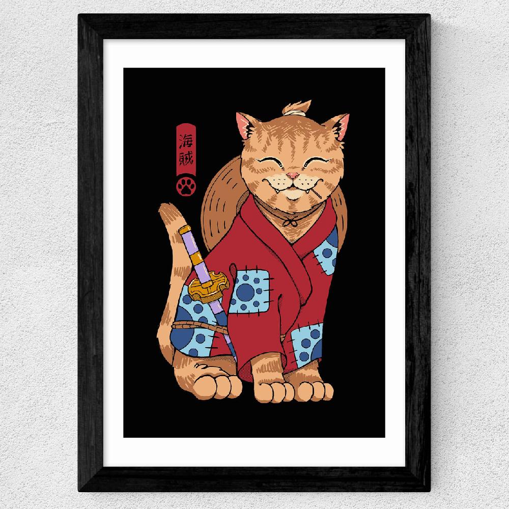 East End Prints Pirate Meowster
