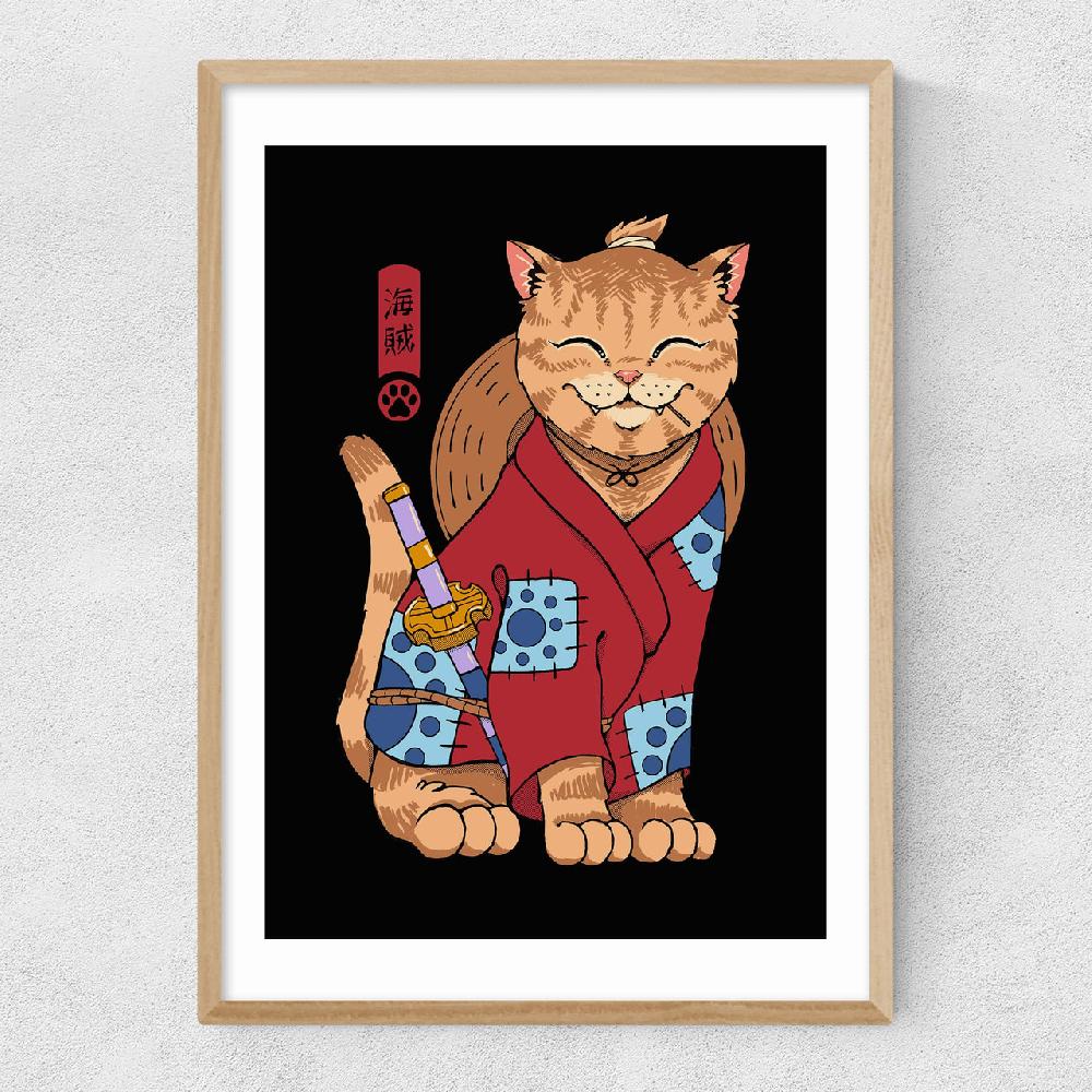 East End Prints Pirate Meowster