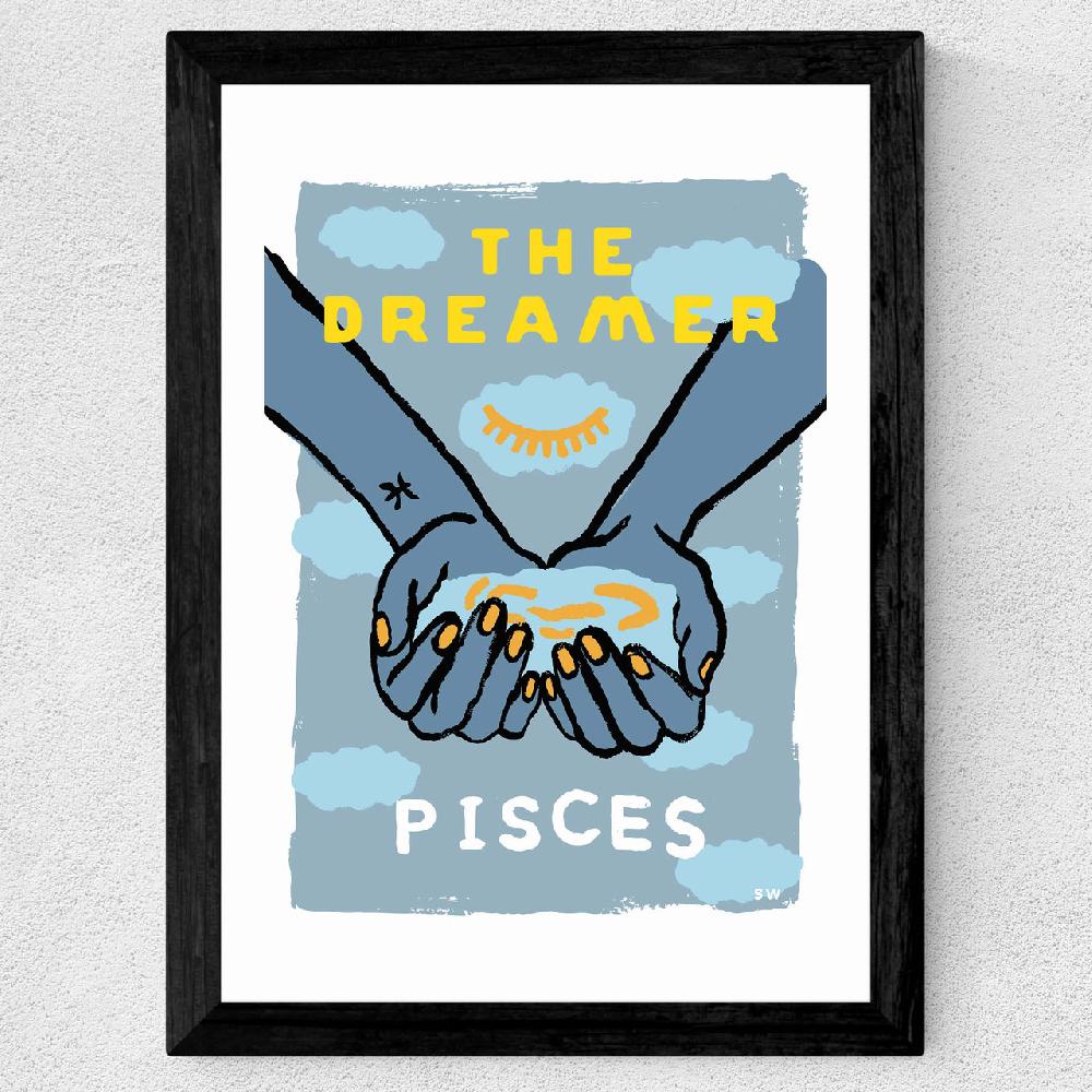 East End Prints Pisces - The Dreamer