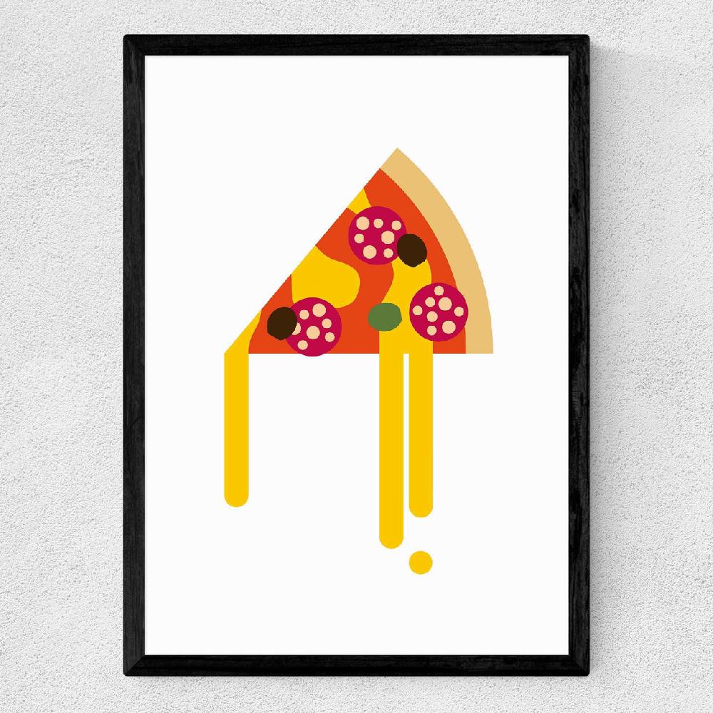 East End Prints Pizza By Dicky Bird