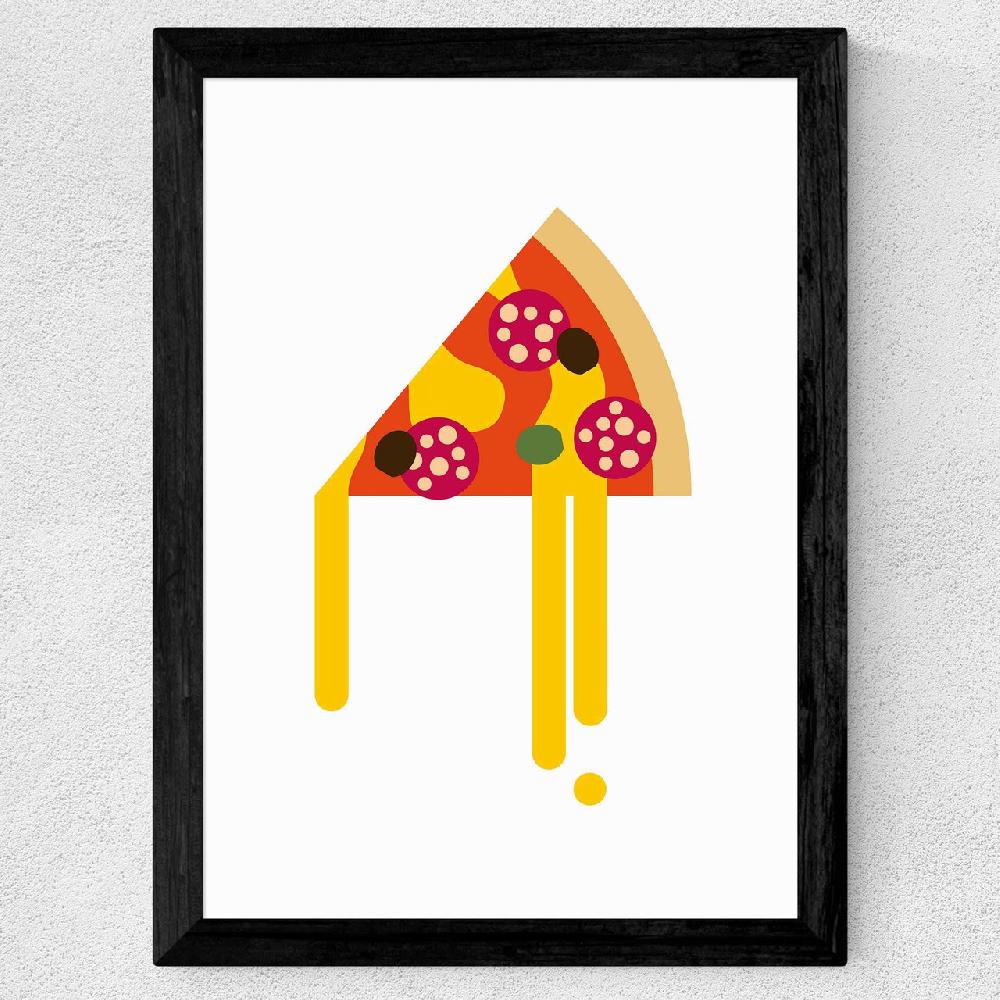 East End Prints Pizza By Dicky Bird