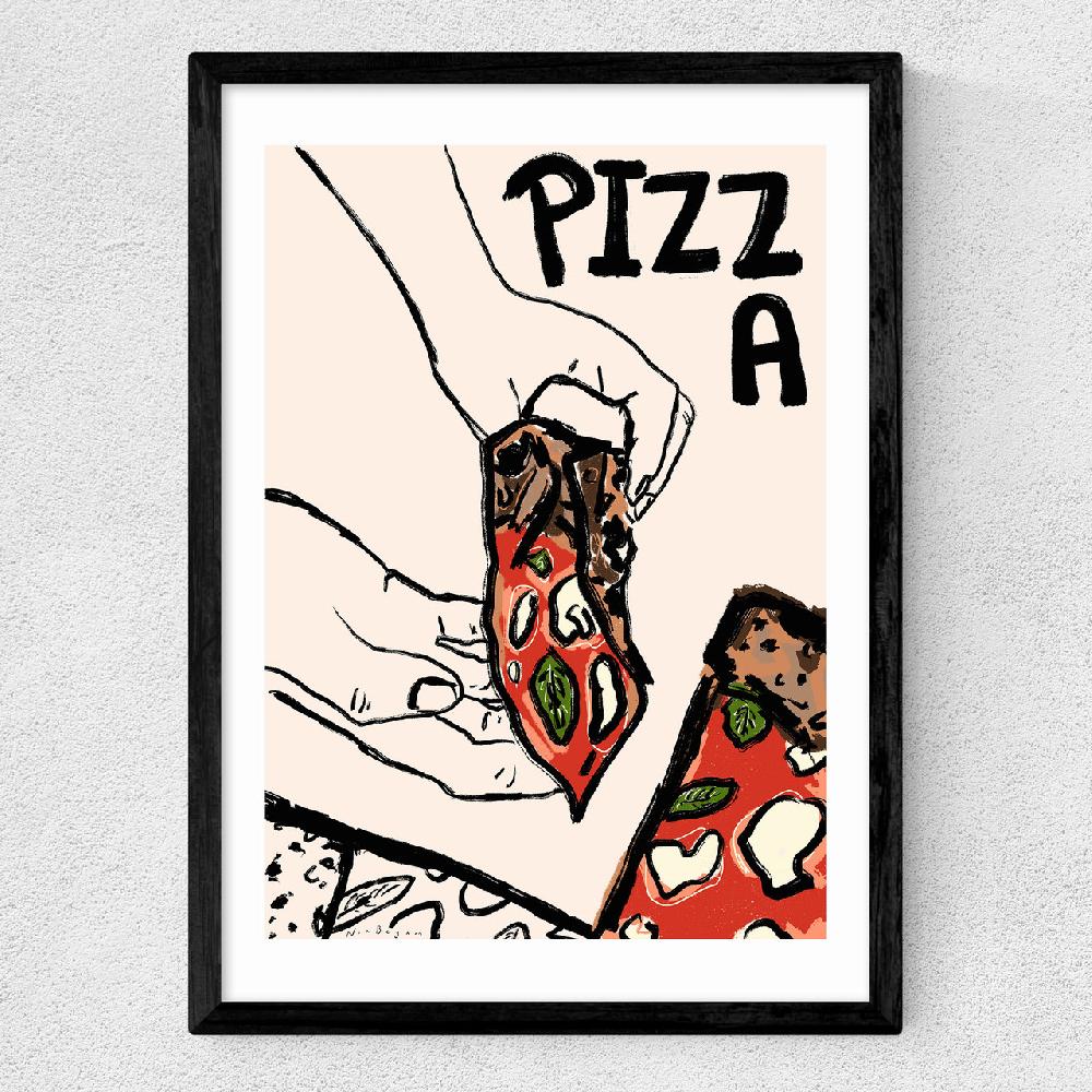 East End Prints Pizza By Nia Beynon