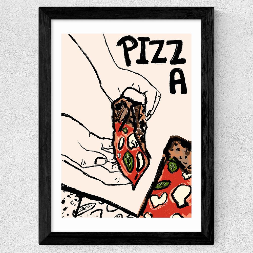 East End Prints Pizza By Nia Beynon