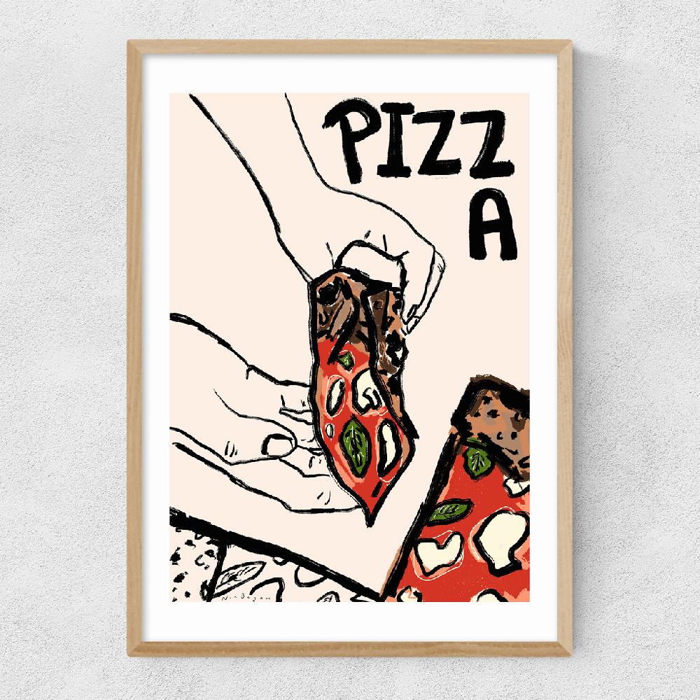 East End Prints Pizza By Nia Beynon
