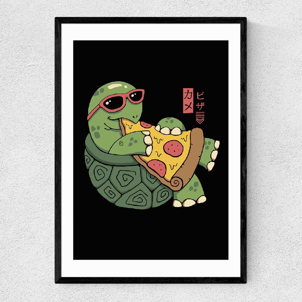 east end prints Pizza Turtle Prints