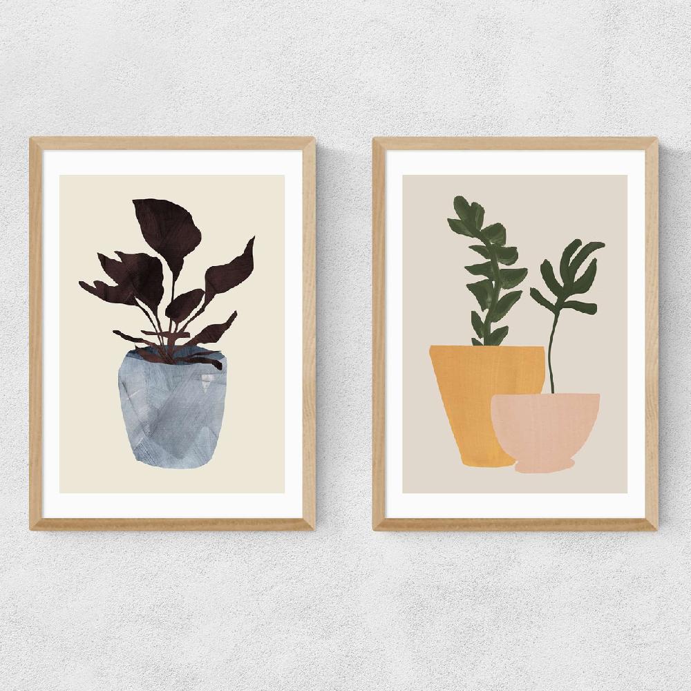 East End Prints Planted Twin Set