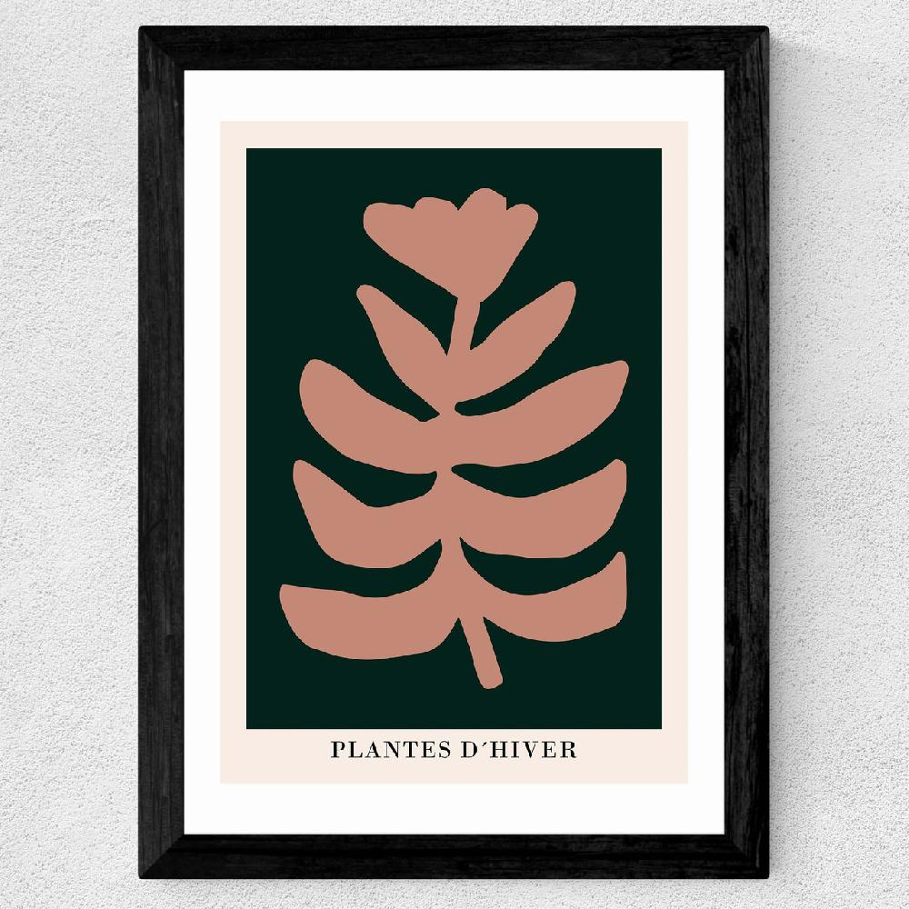 East End Prints Plantes D'Hiver Green