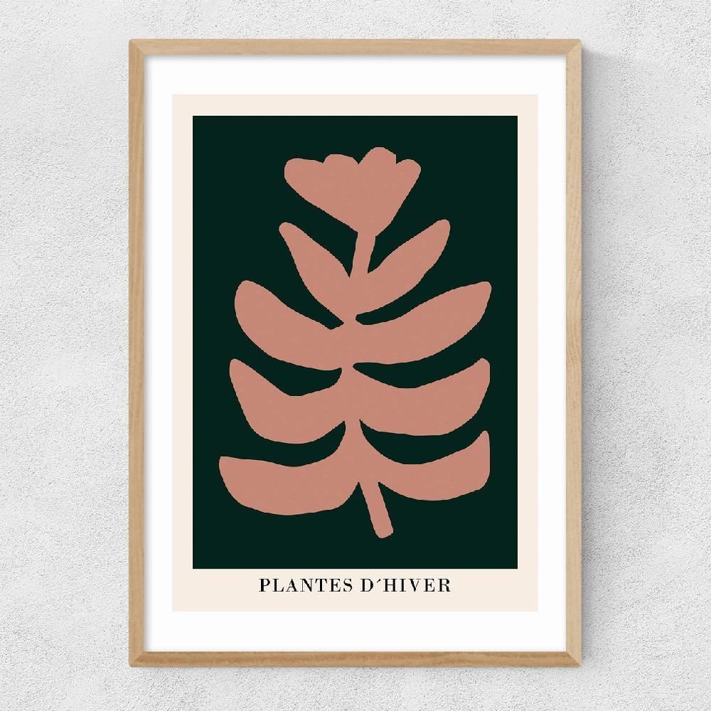 East End Prints Plantes D'Hiver Green