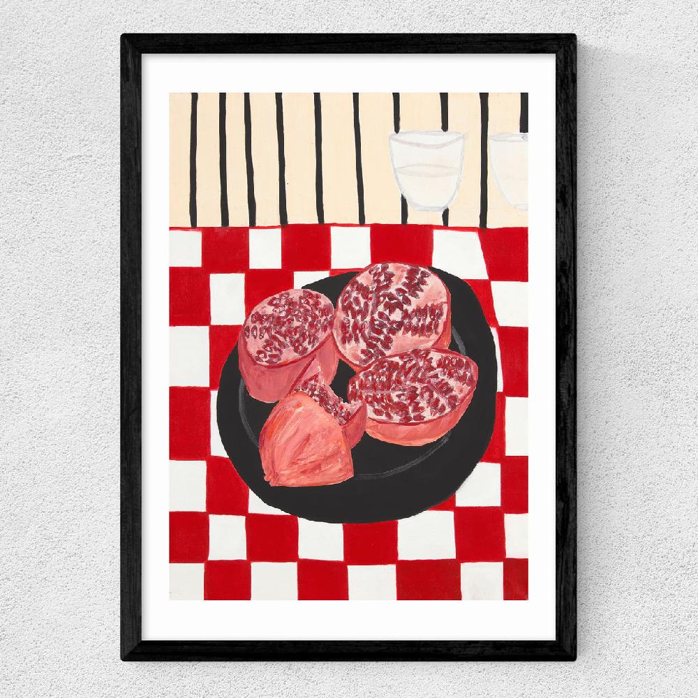 East End Prints Pomegranate By Lucy Muss