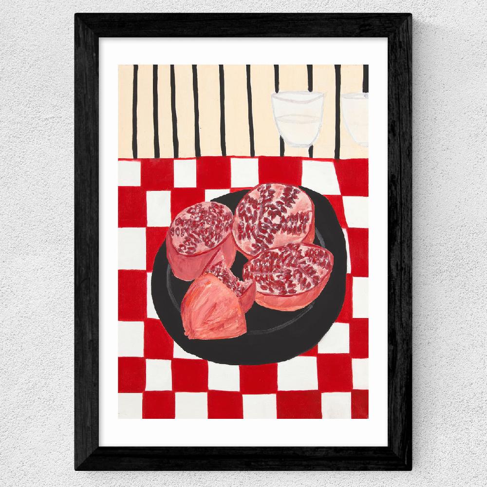 East End Prints Pomegranate By Lucy Muss
