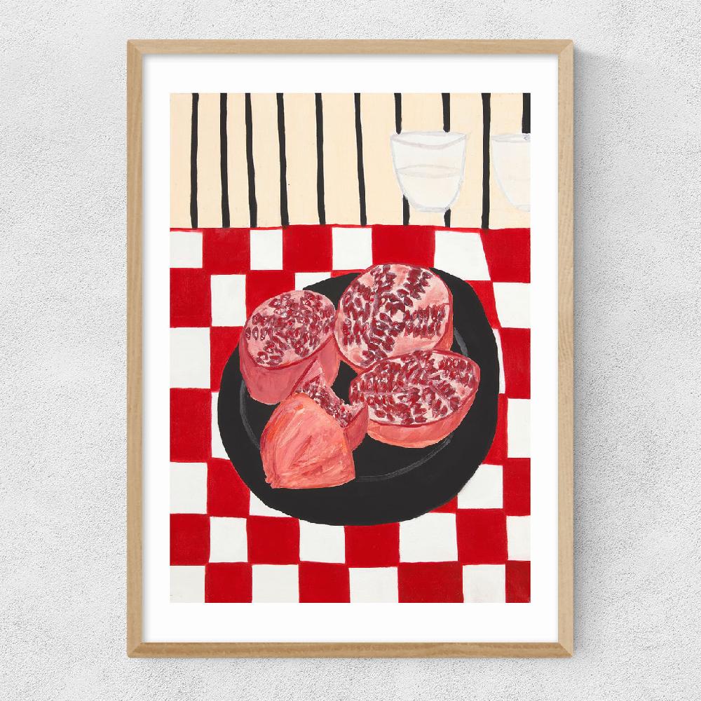 East End Prints Pomegranate By Lucy Muss