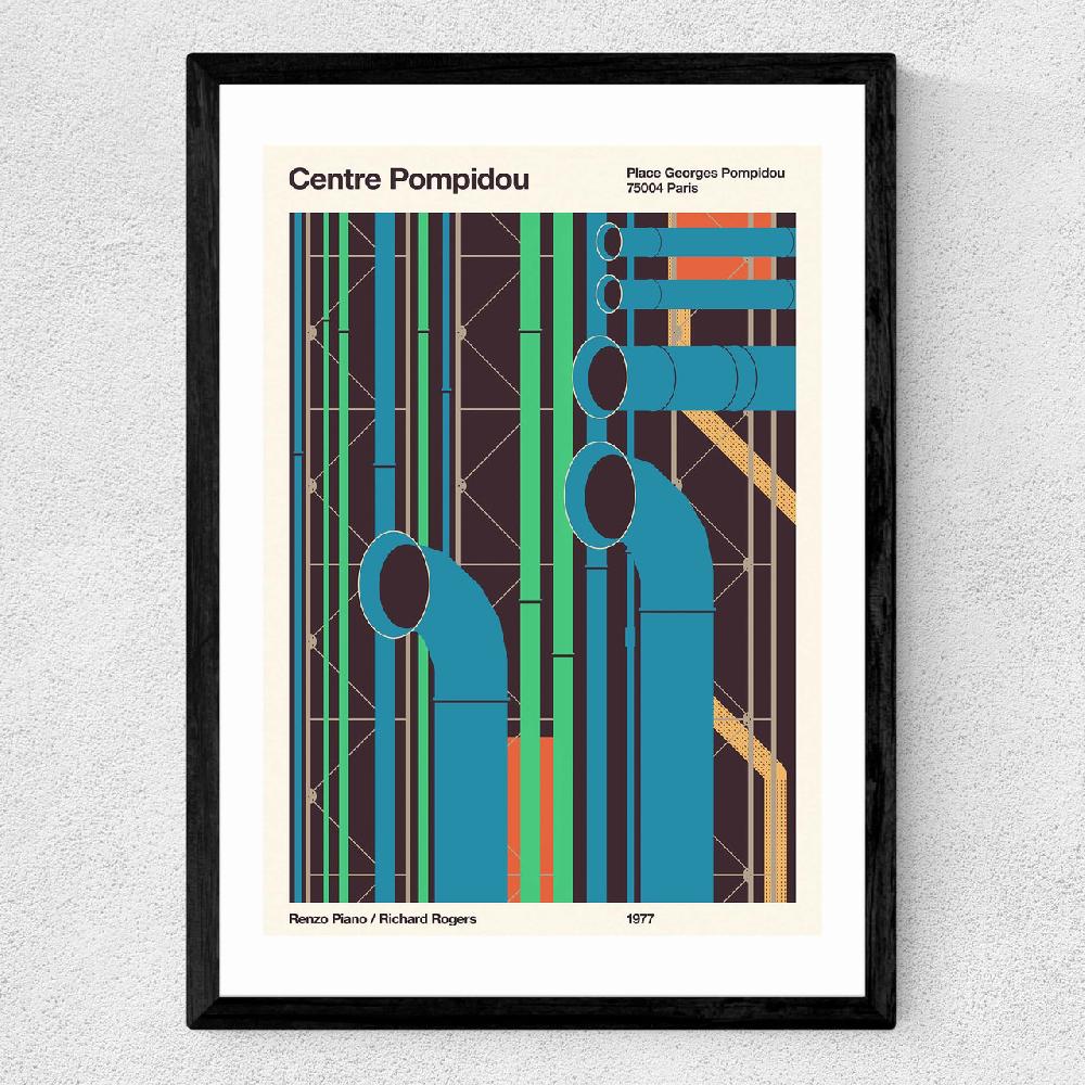 East End Prints Pompidou Helve