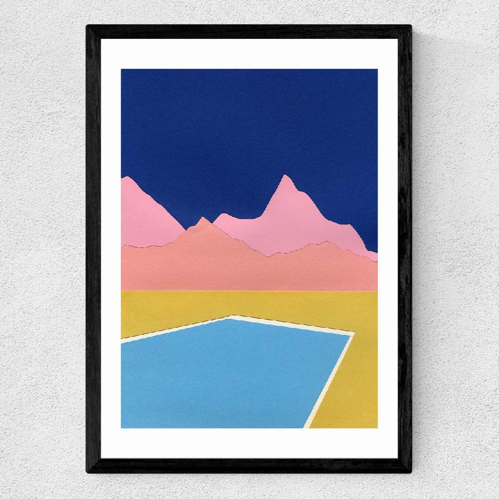 East End Prints Pool In The Hills
