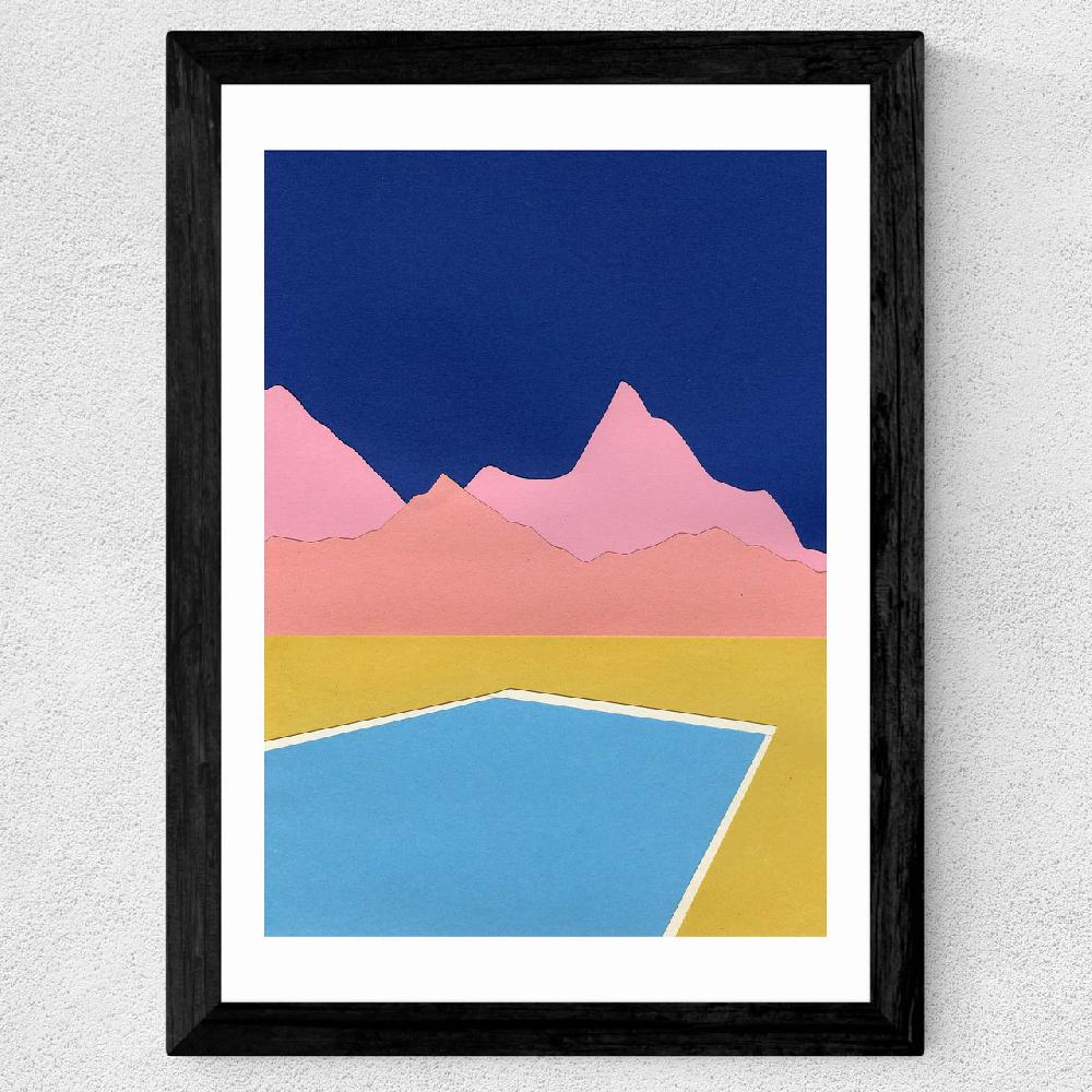 East End Prints Pool In The Hills