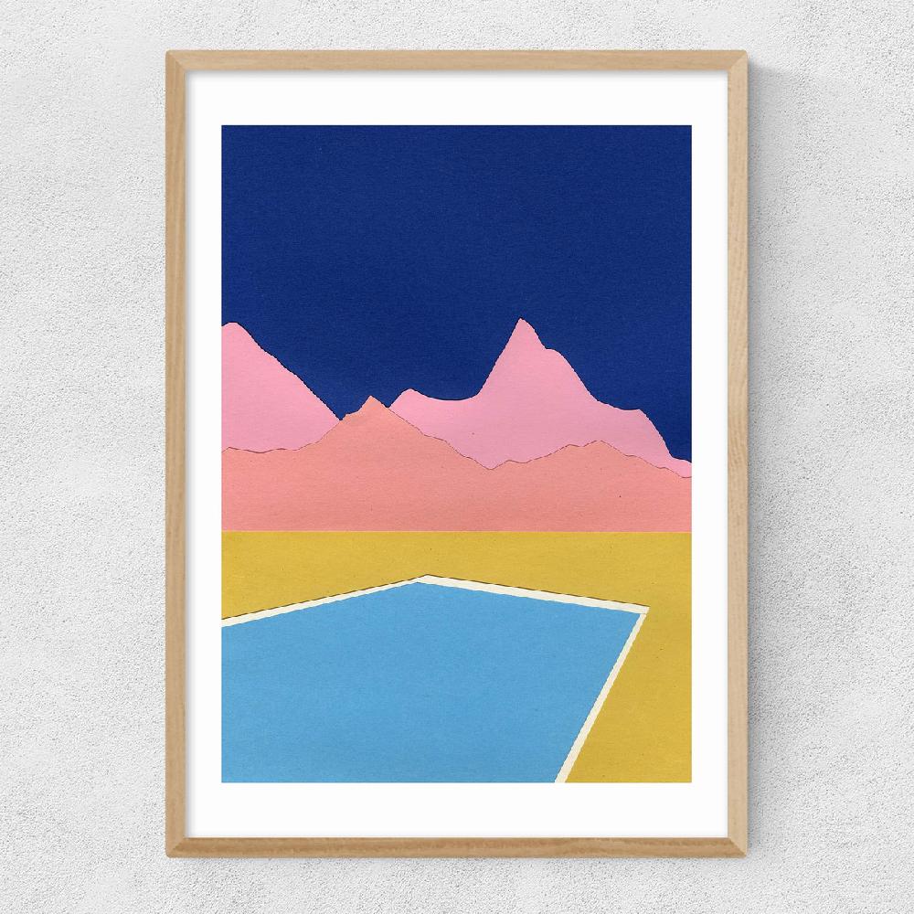 East End Prints Pool In The Hills