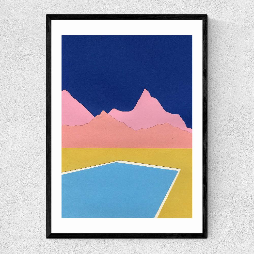 east end prints Pool in the Hills