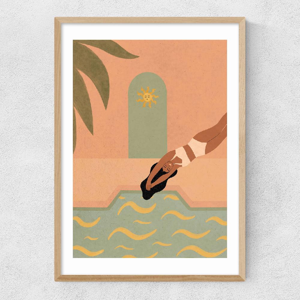 East End Prints Pool Jump