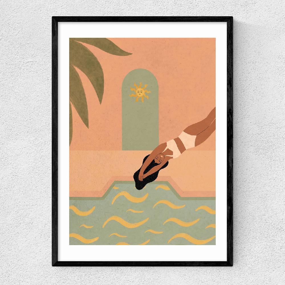 east end prints Pool Jump