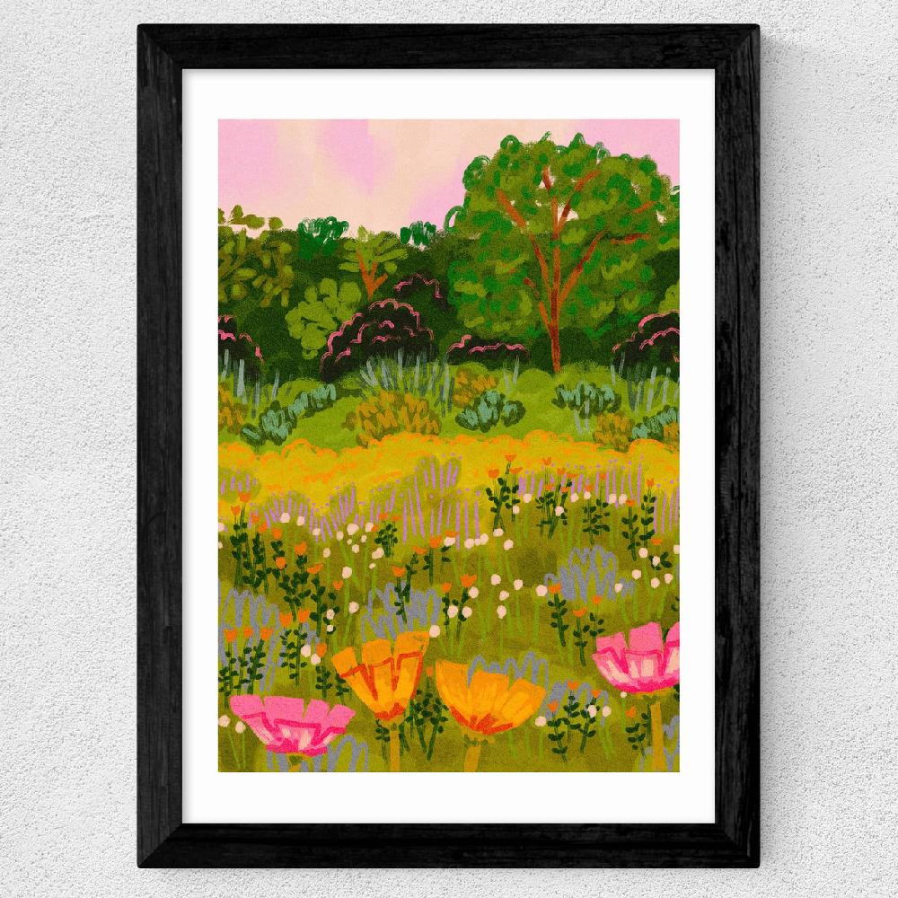 East End Prints Poppies Garden