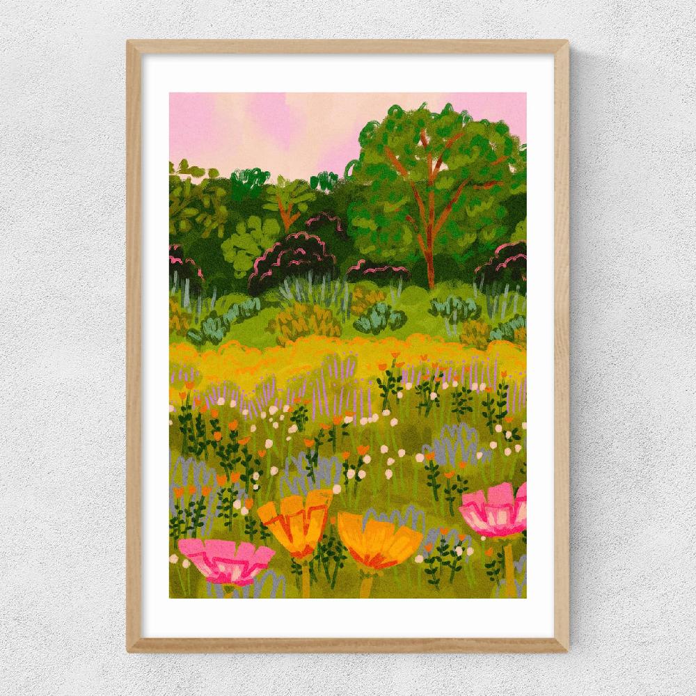 East End Prints Poppies Garden