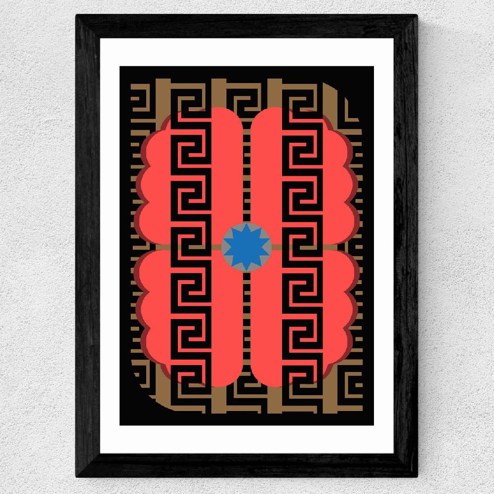 East End Prints Poppy Baroque