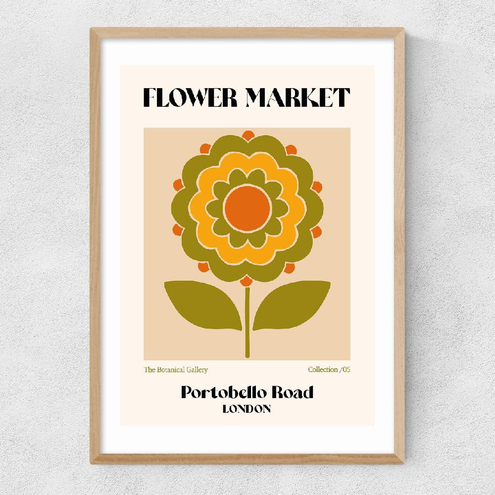 East End Prints Portobello Road Flower Market