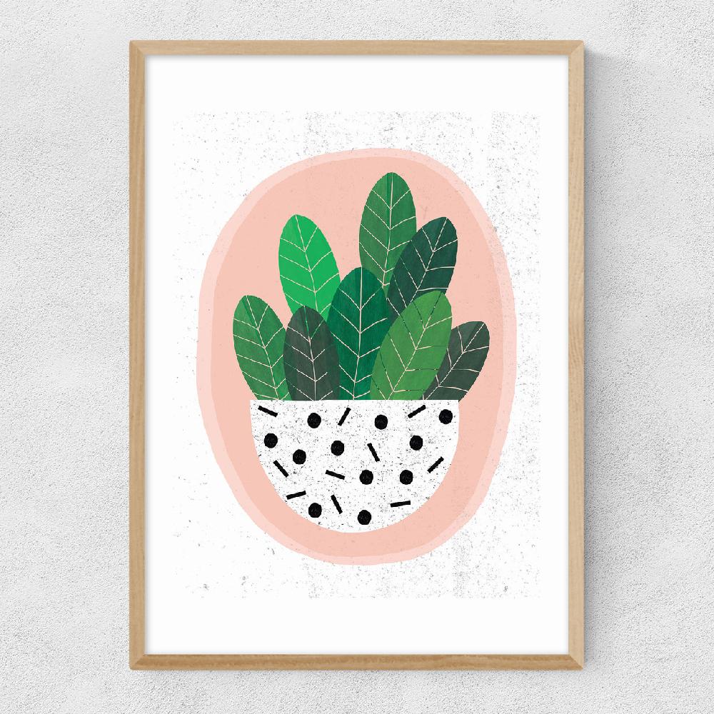 East End Prints Pot Plant